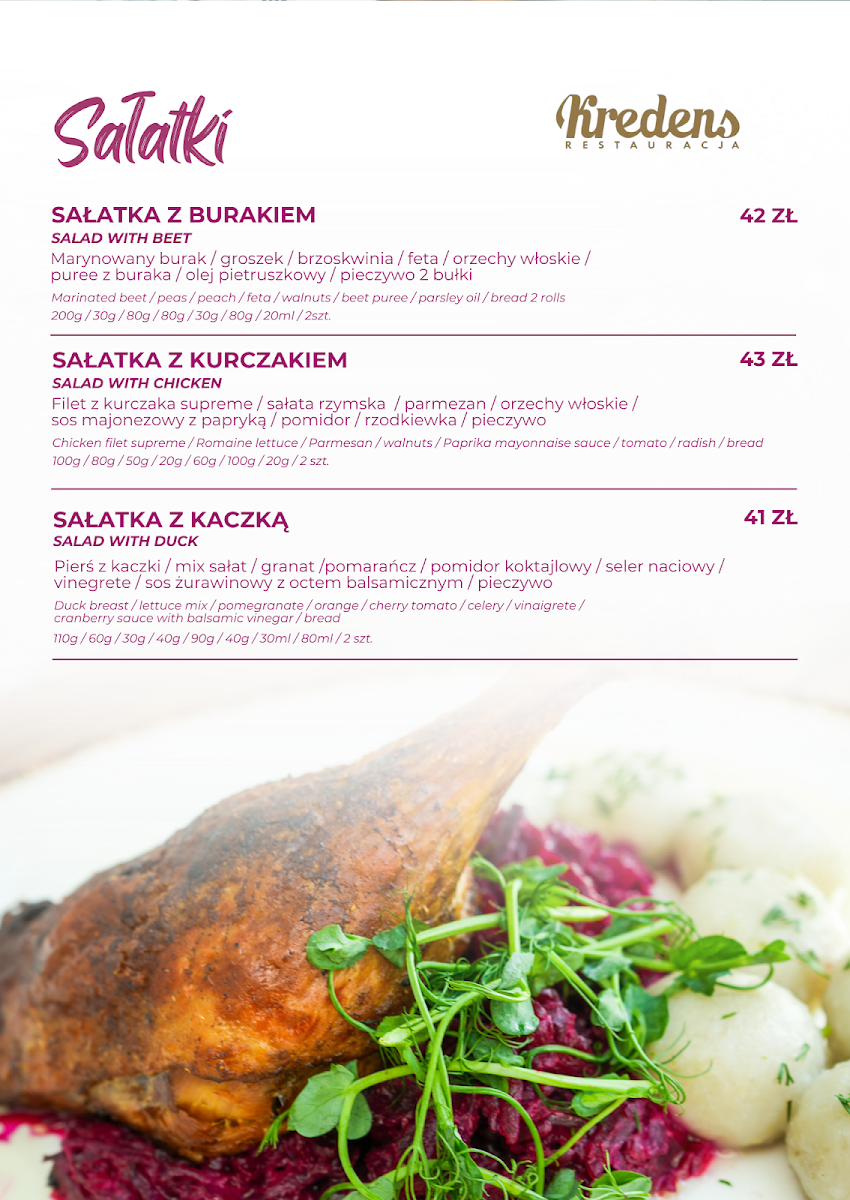 Menu Restauracja Kredens-1